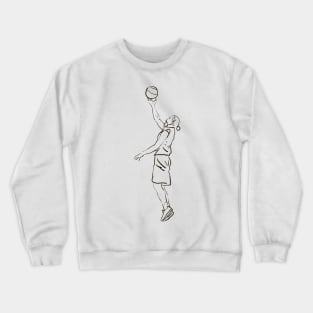 Basketball Player #4 Crewneck Sweatshirt